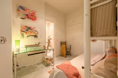 Cama o camas de una habitación en GoToSeville San Bernardo