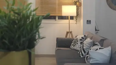 Zona de estar de 5 Apartamento de 2 habitaciones y metro