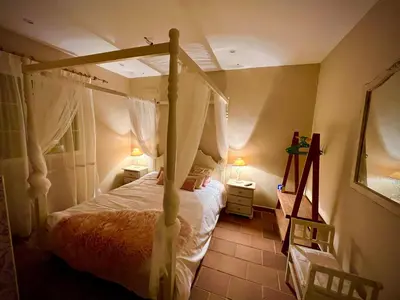 Cama o camas de una habitación en Villa Mercedes