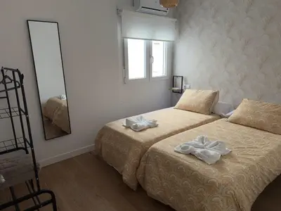 Cama o camas de una habitación en Casa Lúa