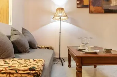 Zona de estar de Sentencia Suite