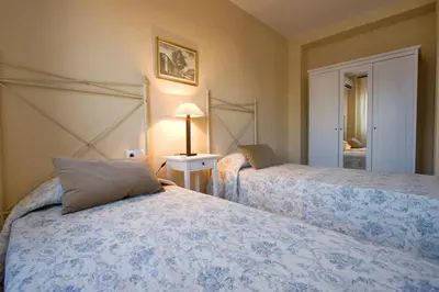 Cama o camas de una habitación en Macarena Flat