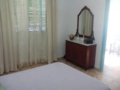 Cama o camas de una habitación en LA CASA AZUL -Mancha Real, Jaen, Úbeda, Baeza-