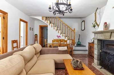 Zona de estar de la encina