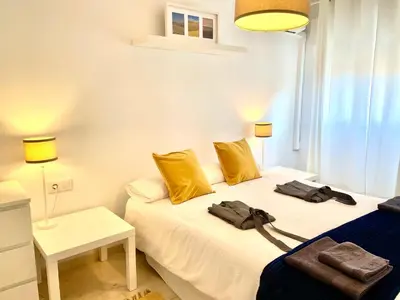 Cama o camas de una habitación en La Pera Limonera Jaén