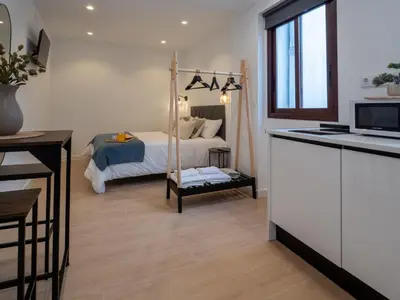 Cama o camas de una habitación en Capuchinos Home
