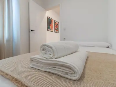 Cama o camas de una habitación en Balcones de San Pedro