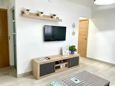 Una televisión o centro de entretenimiento en Geysotur Tierra Cordobesa
