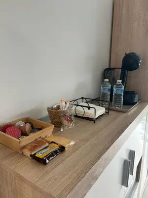 Una cocina o zona de cocina en Apartamento parking y piscina incluido