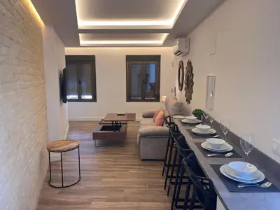 Zona de estar de Mucho Trigo Apartments A