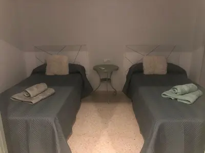 Cama o camas de una habitación en San Fernando