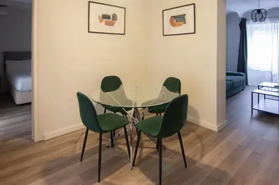 Zona de estar de RentalSevilla Conde de la Mejorada