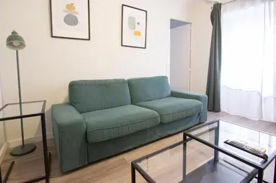Zona de estar de RentalSevilla Conde de la Mejorada