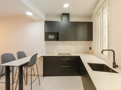 Una cocina o zona de cocina en Green-Apartments Alameda
