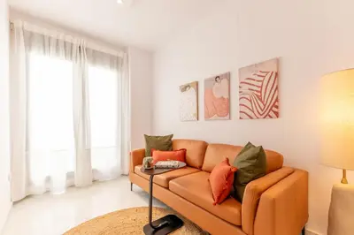 Zona de estar de Apartmentos La Florida