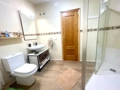 Un baño de El Refugio