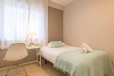 Cama o camas de una habitación en Unika Homes Castellar