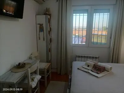 Cama o camas de una habitación en CasaElaqui