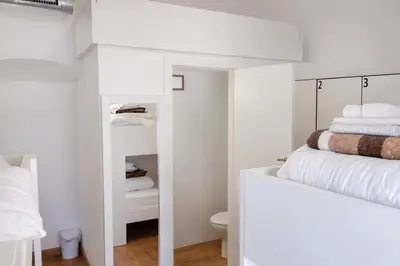 Cama o camas de una habitación en Pórtico del Azahín