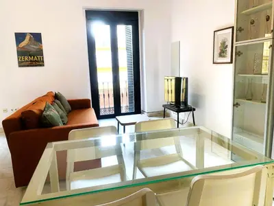 Zona de estar de Apartamento Iglesia San Luis
