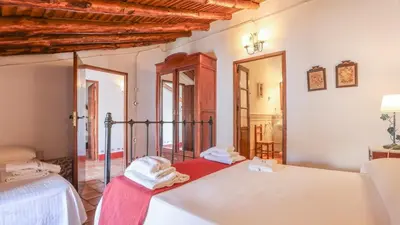 Cama o camas de una habitación en Casa El Coronel by Ruralidays