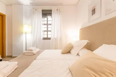 Cama o camas de una habitación en Ramade San Bernardo