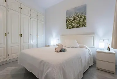 Cama o camas de una habitación en JDC1C - Beautiful Apartment in Sevilla