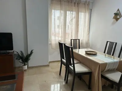 Una televisión o centro de entretenimiento en RgHOST-Apartamento Alonso de Burgos en el centro de Córdoba
