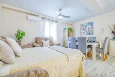 Cama o camas de una habitación en Casa El Califato de Córdoba