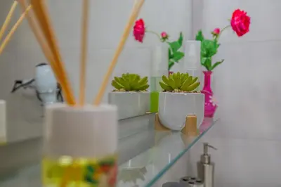 Un baño de Casa El Califato de Córdoba