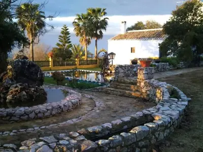 Jardín al aire libre en Casa Rural Huerto El Mayorazgo