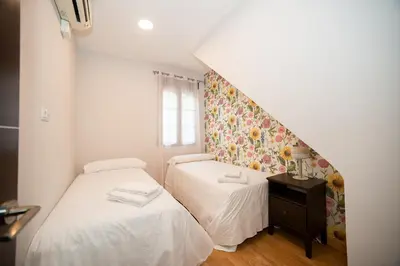 Cama o camas de una habitación en La Casita del Realejo