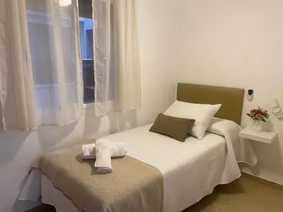 Cama o camas de una habitación en Encanto Cordobés