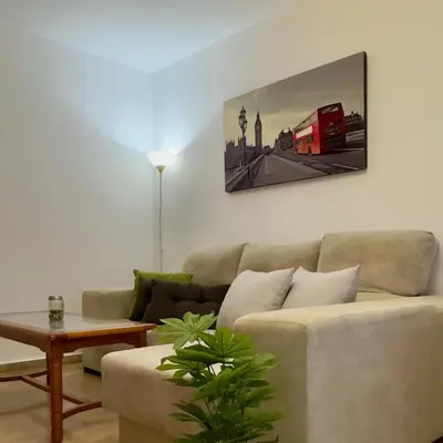 Zona de estar de Bellavista - Apartamento céntrico y tranquilo con Parking