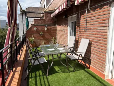Un balcón o terraza de Ático de la Catedral con terraza privada