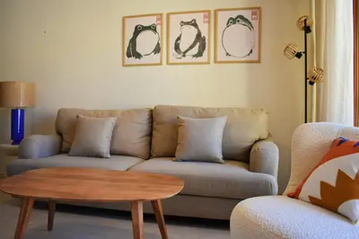 Zona de estar de Apartamento en el Centro con Parking y Terraza