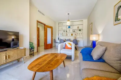 Zona de estar de Apartamento en el Centro con Parking y Terraza