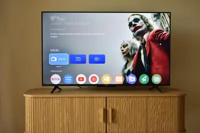 Una televisión o centro de entretenimiento en Apartamento en el Centro con Parking y Terraza