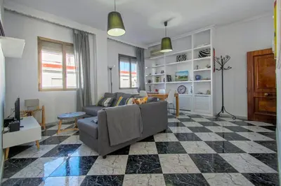 Zona de estar de Apartment next to Santa Justa