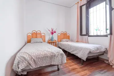 Cama o camas de una habitación en Apartamento Gran Plaza luminoso, 3 room