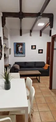 Zona de estar de La casa de Martin