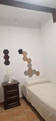 Cama o camas de una habitación en La casa de Martin