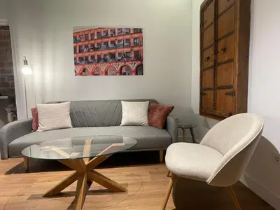 Zona de estar de Hospedería El Reloj 2 bedrooms