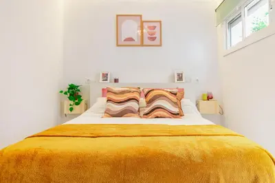 Cama o camas de una habitación en Edomus El Patio del Limonero