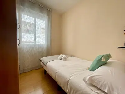 Cama o camas de una habitación en Geysotur Patio Marroquies