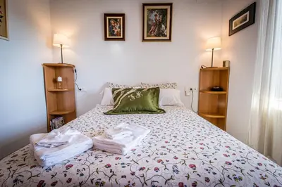 Cama o camas de una habitación en Mirador del Guadalquivir