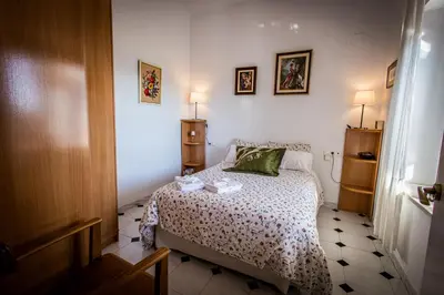 Cama o camas de una habitación en Mirador del Guadalquivir