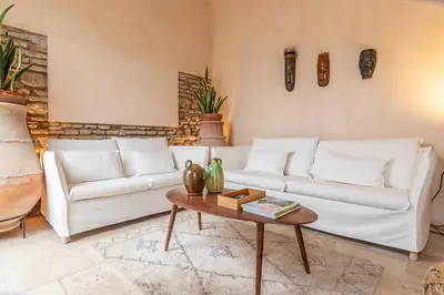 Zona de estar de Zarí Apartamentos