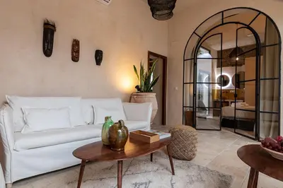 Zona de estar de Zarí Apartamentos