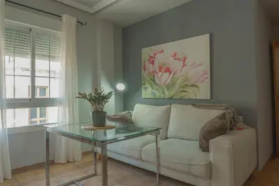 Zona de estar de APARTAMENTOS CRUCE de CAMINOS
